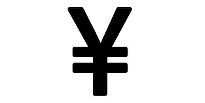 JPY currency symbol