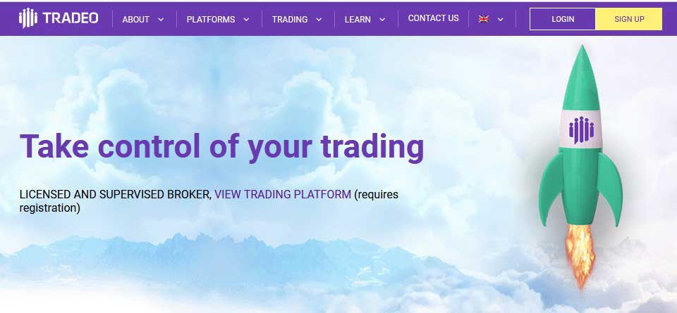 Tradeo Home Page